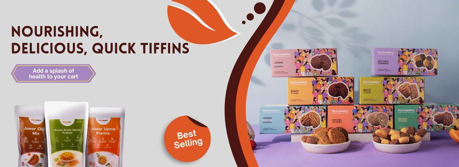 Nutramore product banner