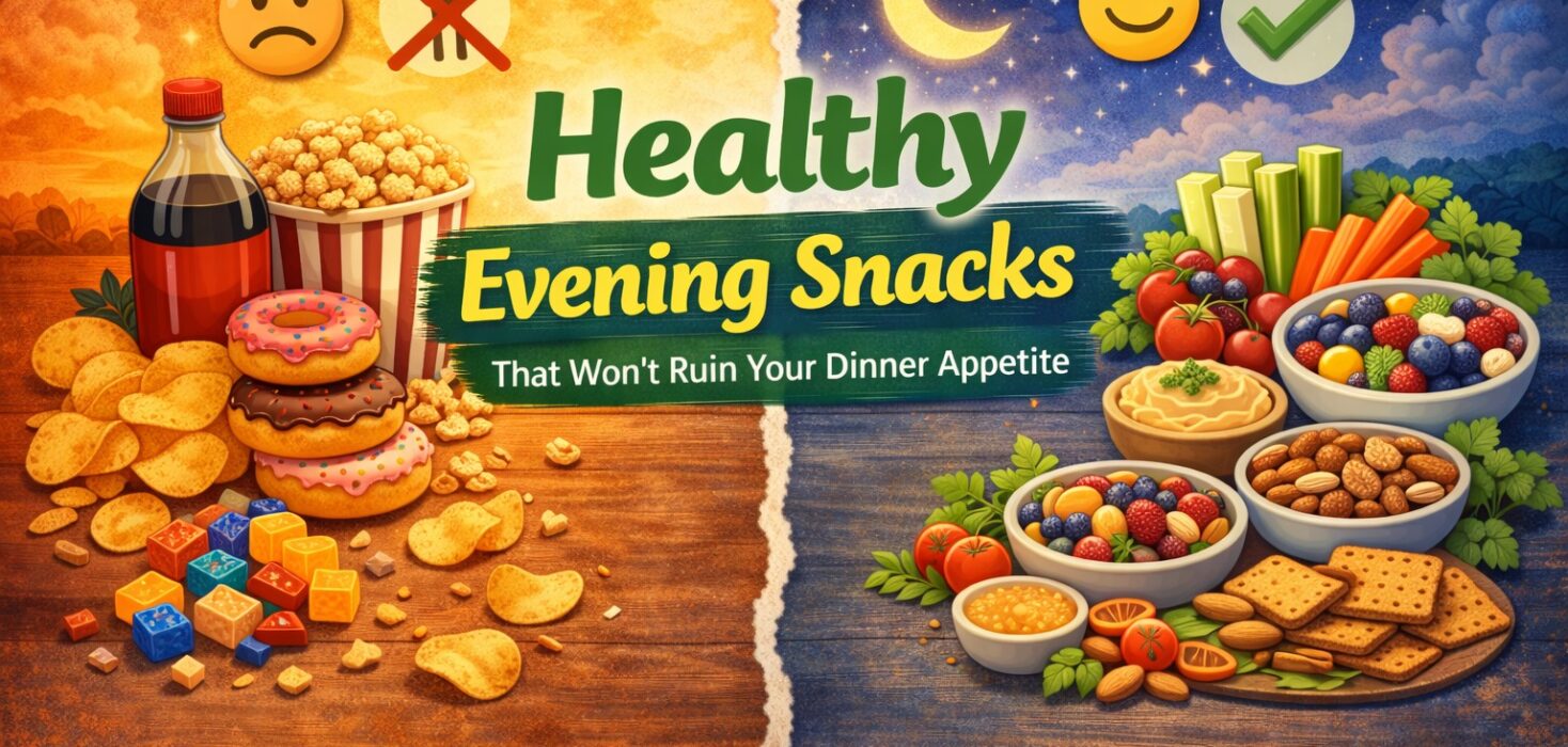 Healthy Evening Snacks That Won’t Ruin Your Dinner Appetite