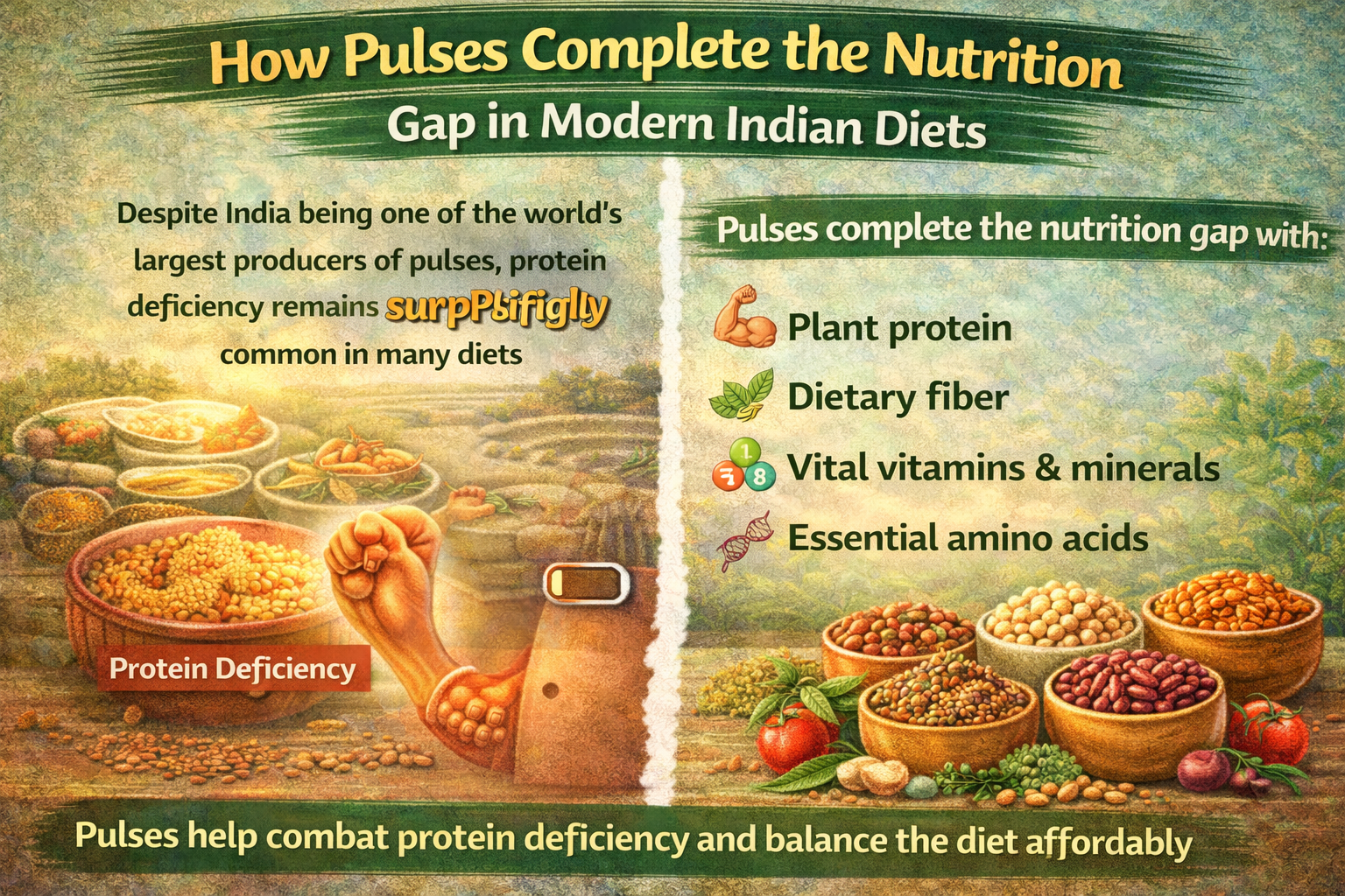 How Pulses Complete the Nutrition Gap in Modern Indian Diets